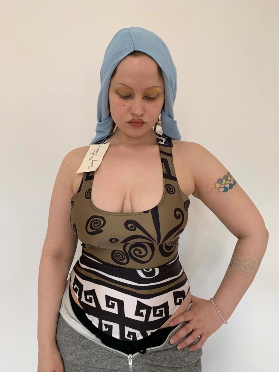 80s Mugler Activ Graphic Tank product image