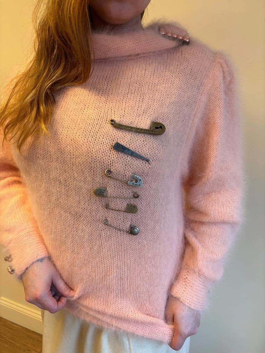 80s Sonia Rykiel Safety Pin Set product image