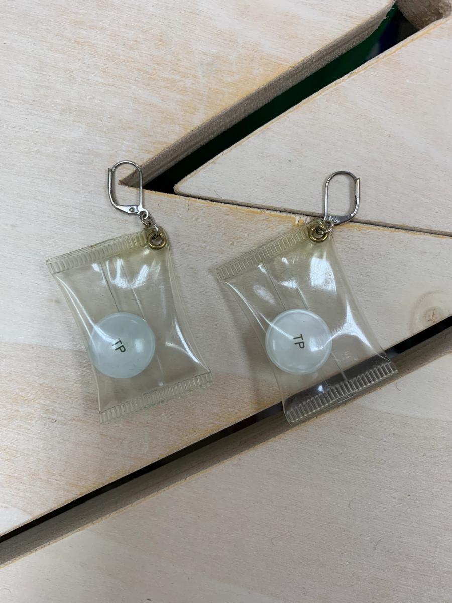 Theatre Products Packaged Mint Earrings