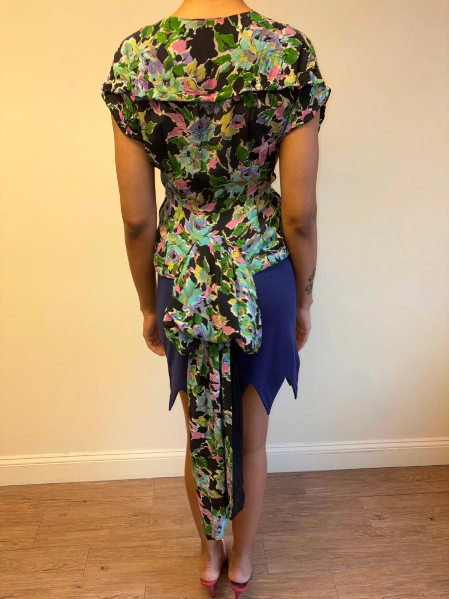 1940s Floral Bustle Top product image