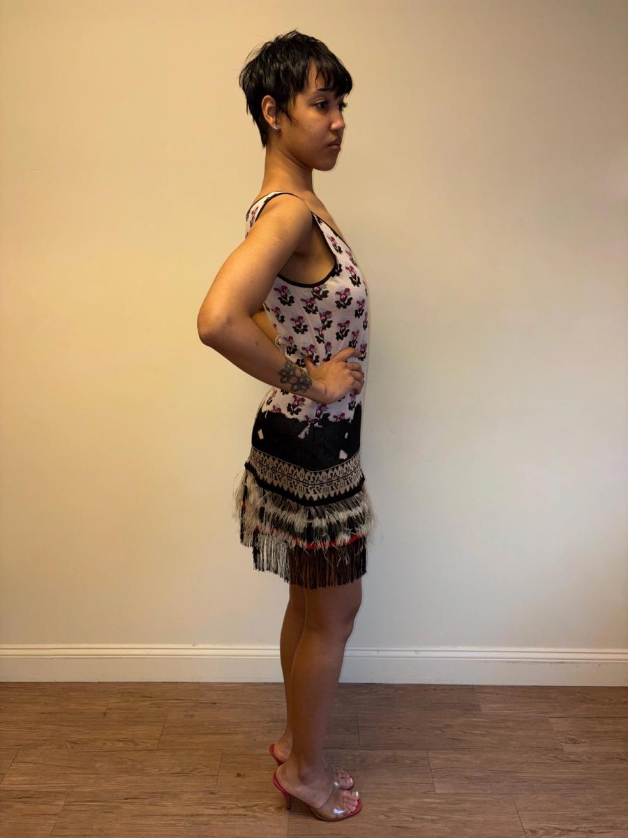 Chanel Knit Dress with Feathers product image