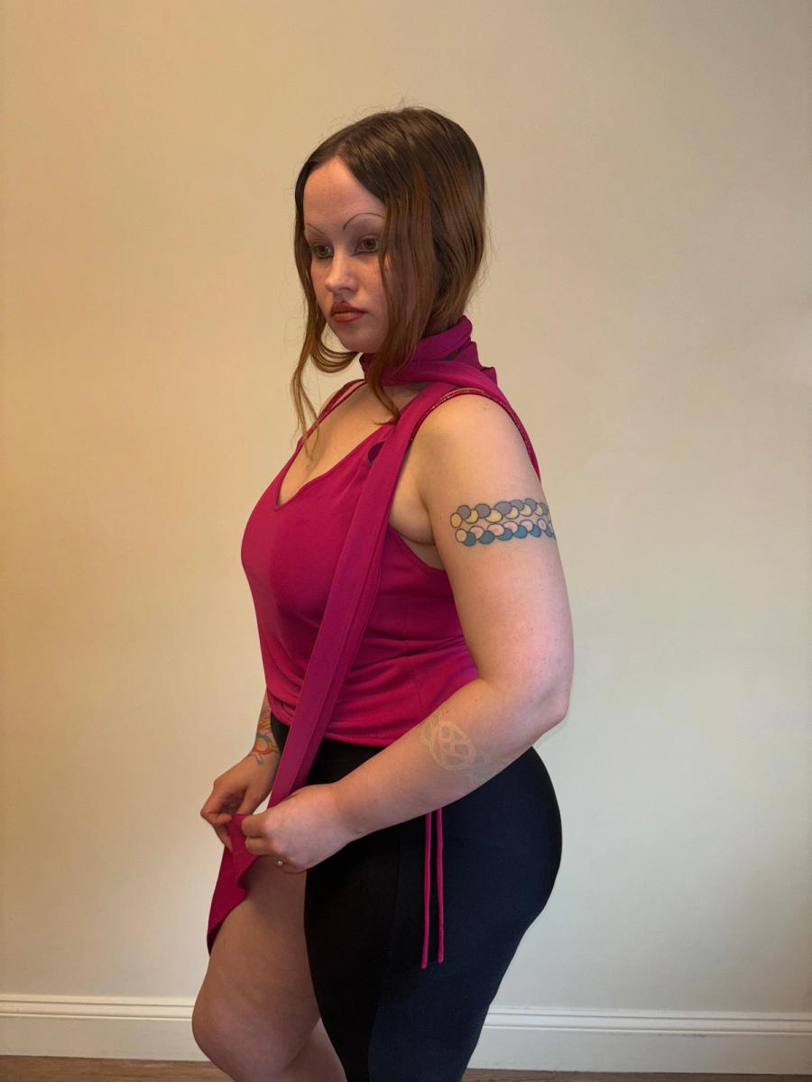 Lolita Lempicka Pink Scarf Tanktop product image