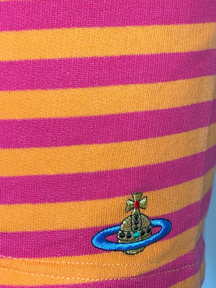 90s Vivienne Westwood Peekaboo Striped Skirt product image