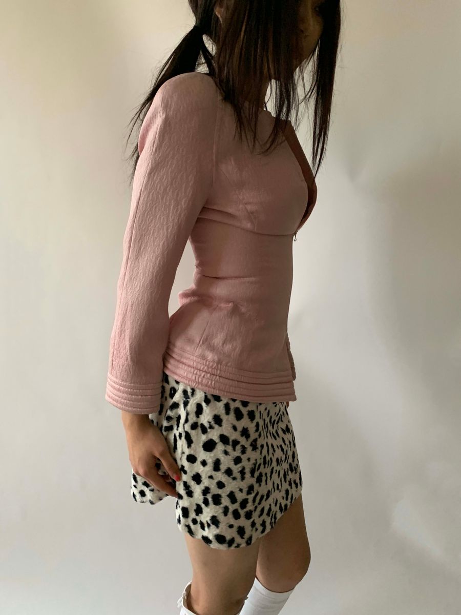 Jean Louis Scherrer Pink Leopard Jacket product image