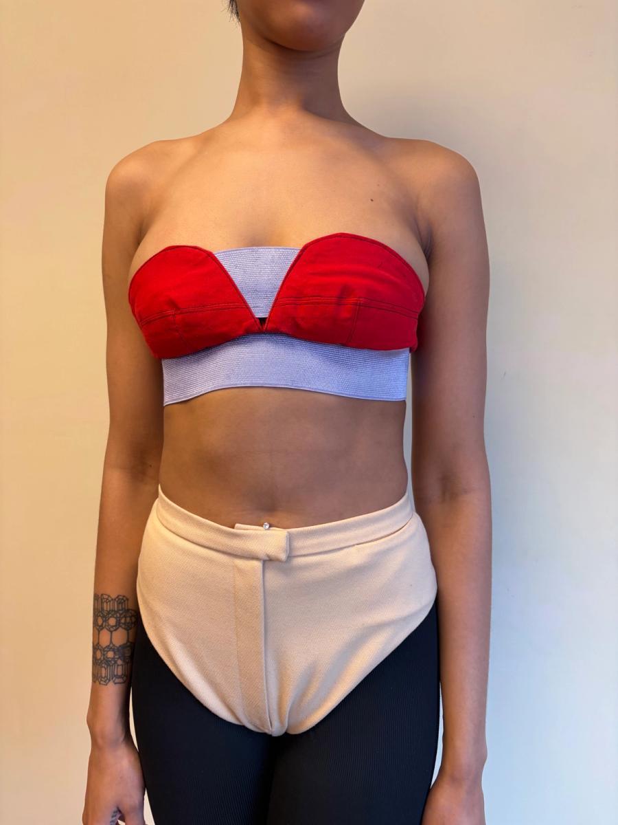 1985 Bodymap Bustier "Barbee Takes A Trip Around Nature's Cosmic Curves" product image