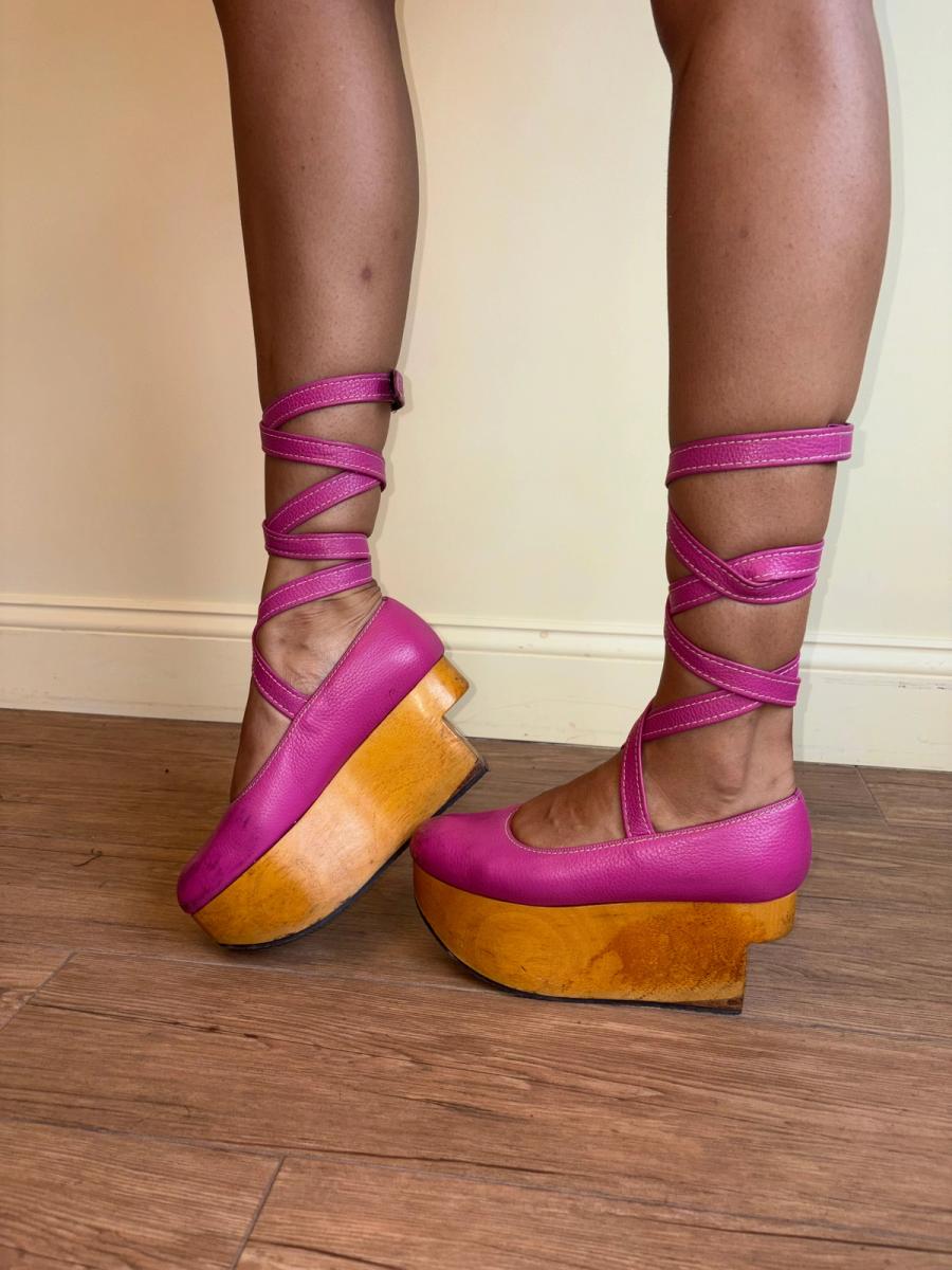 Vintage Vivienne Westwood Pink Rocking Horse Shoes product image
