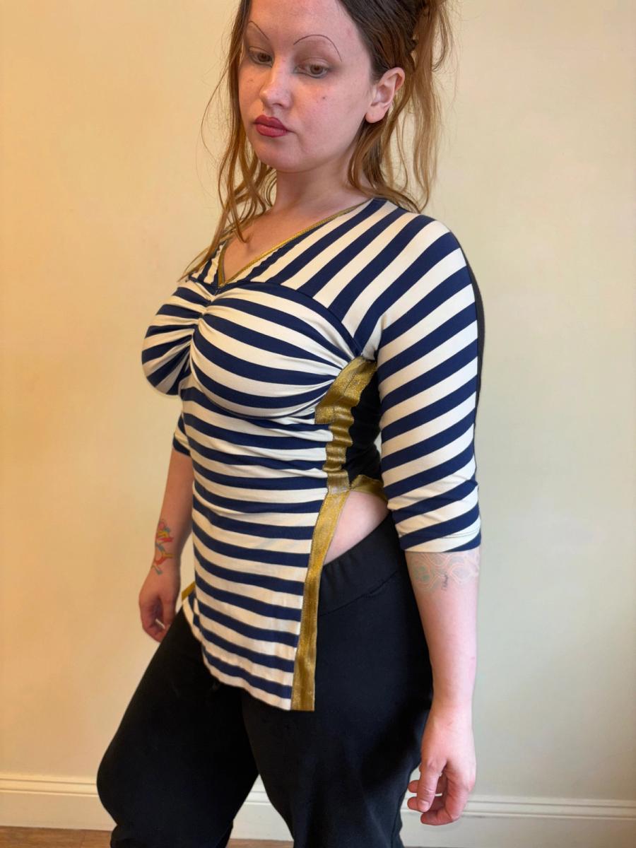 1980s Jean- Paul Gaultier Maille Striped Top  product image