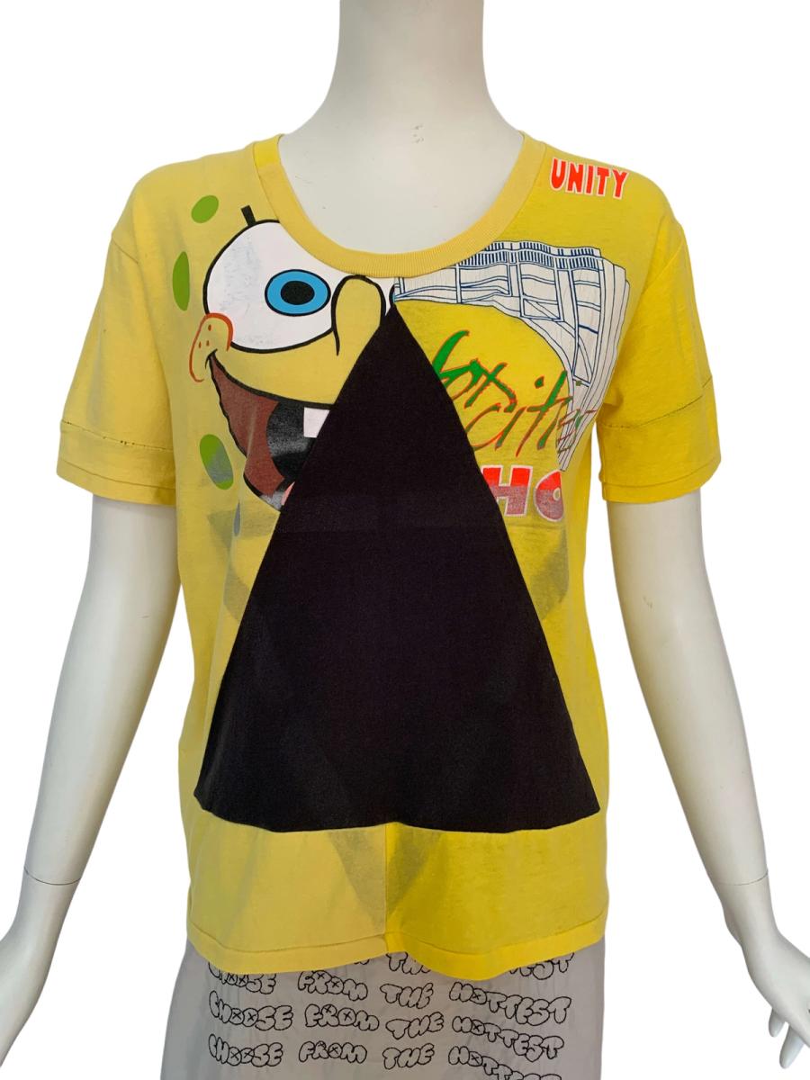 Yeah Right!! Spongebob Patchwork T-shirt