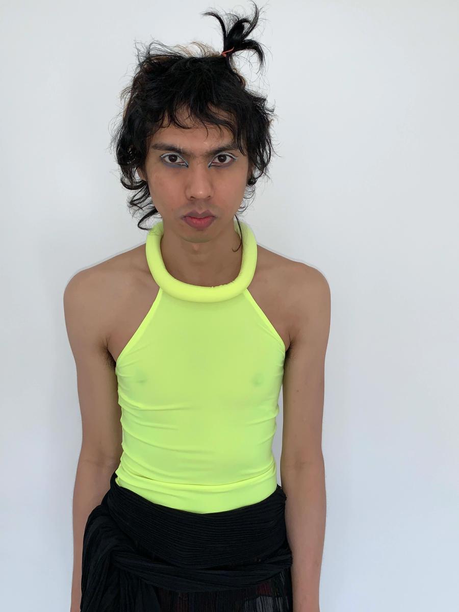 Vintage Cyberdog Sculptural Neon Top product image