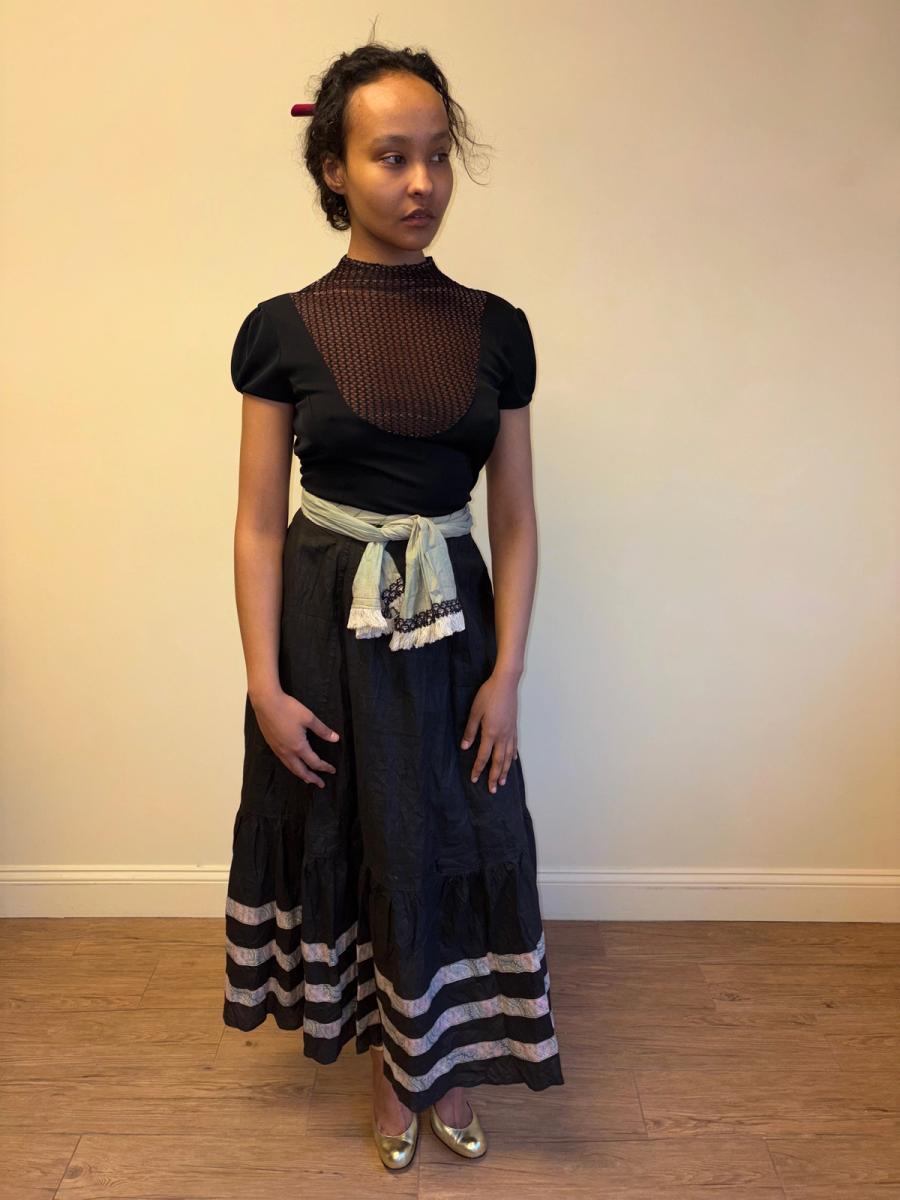 Victorian Paisley Trim Petticoat product image