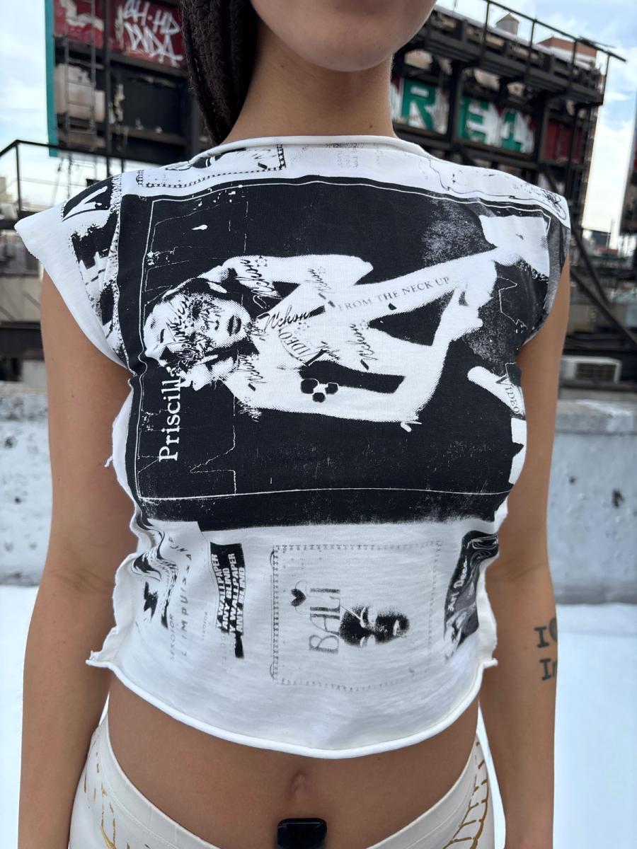 NANA Detachable Fur Tee 1 product image