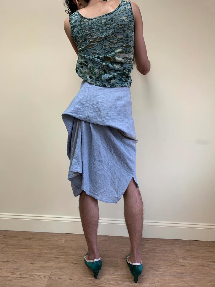 Freak of Psycho Muslin Bustle Skirt product image