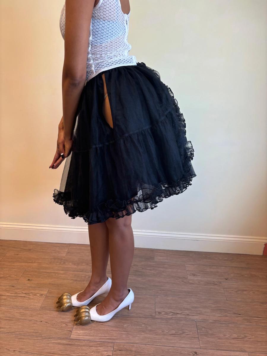 Vintage Chantal Thomass Tulle Bustle Skirt product image