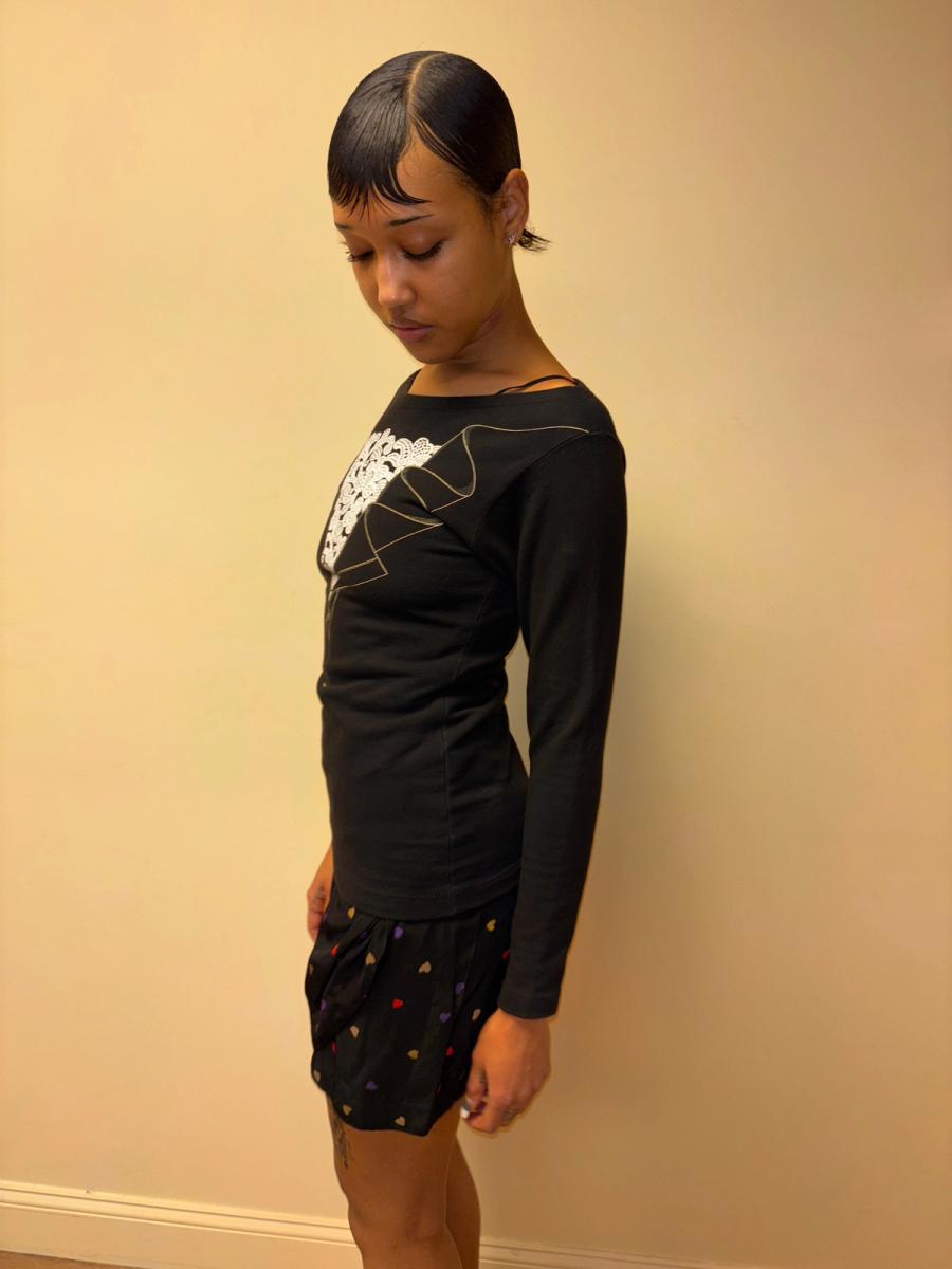 Vintage Chantal Thomass Trompe L'oeil Suit Sweater product image