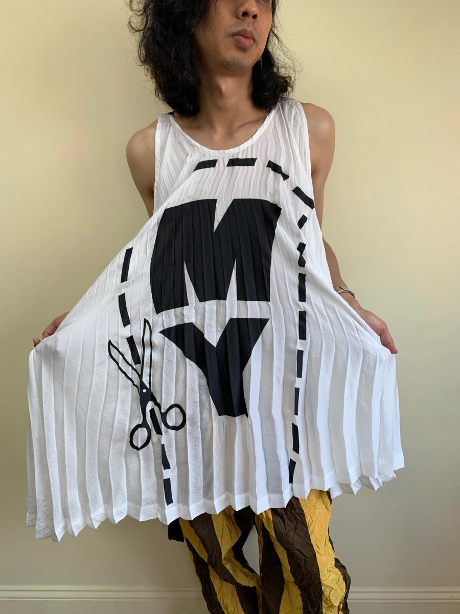 Bernhard Willhelm Pleated Scissor Dress product image