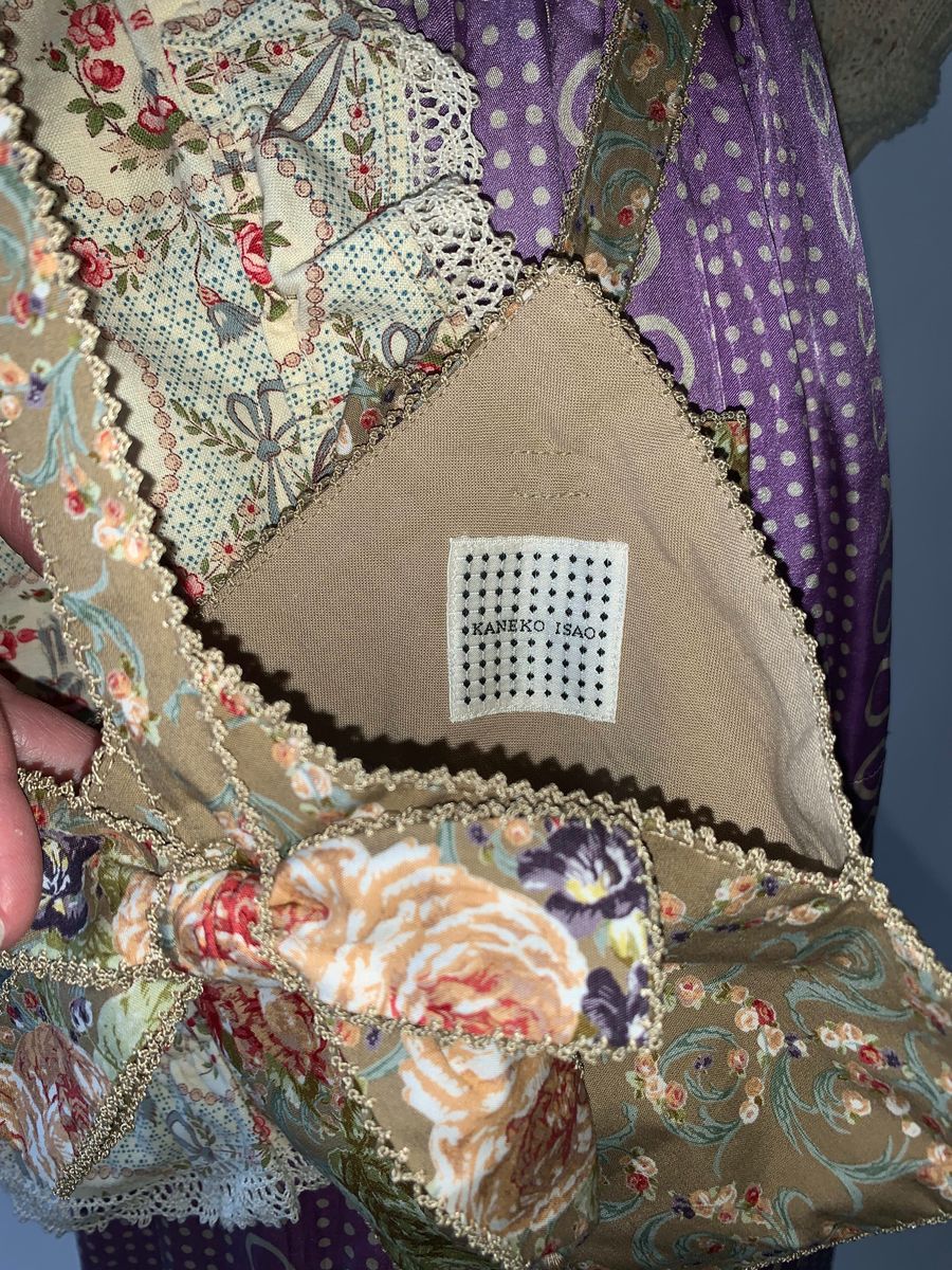 80s Kaneko Isao Floral Purse product image