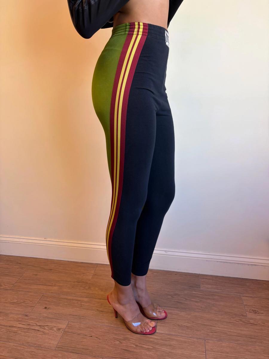 80s Junior Gaultier Color Blocked Leggings  product image