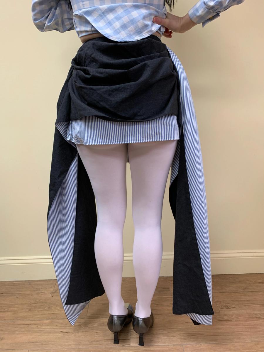 20471120 Miniskirt with Draping Sash Detail product image