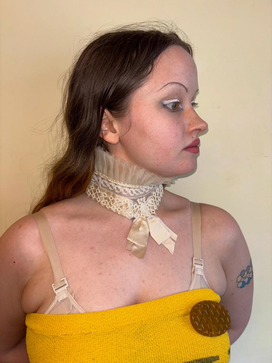 Edwardian Collar with Tatting and Lace product image