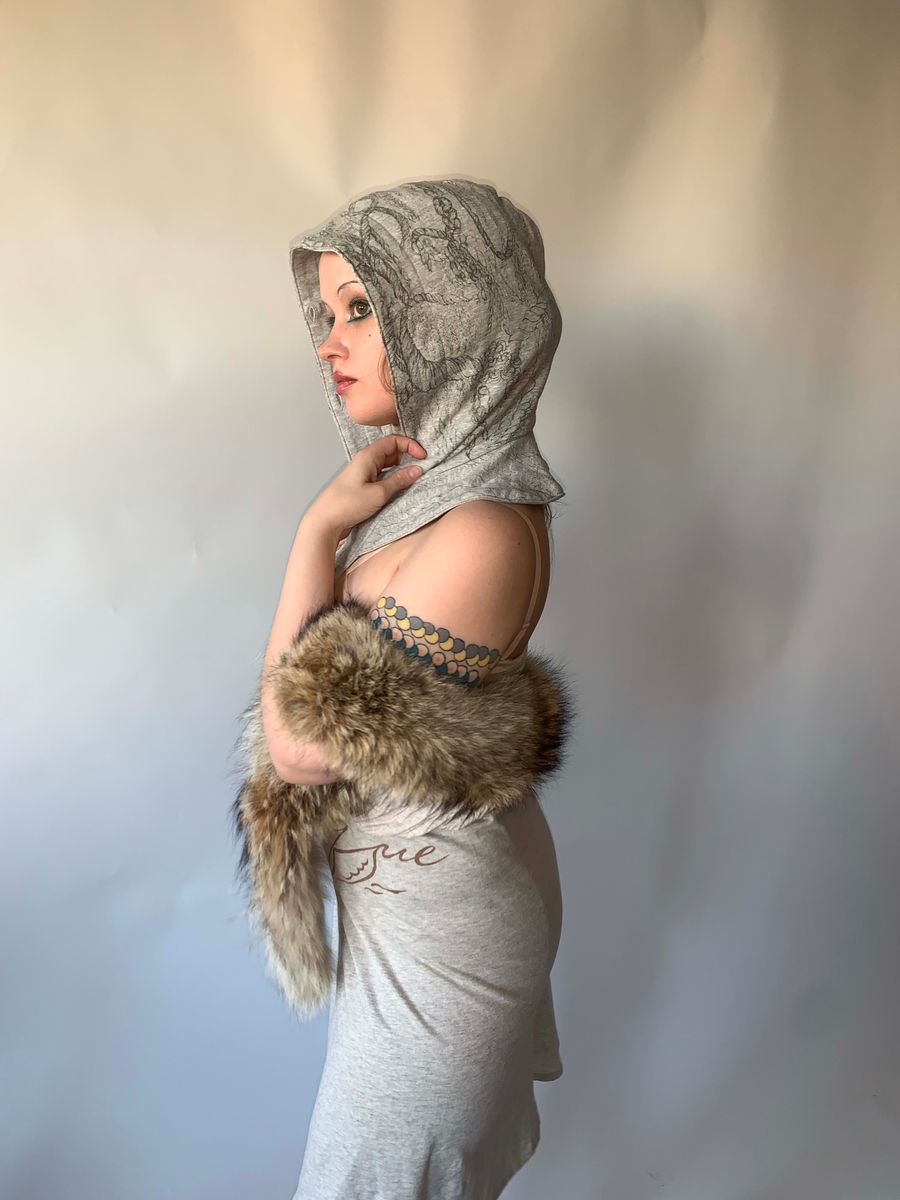 Yeah Right!! Hood with Detachable Fur Trim  product image