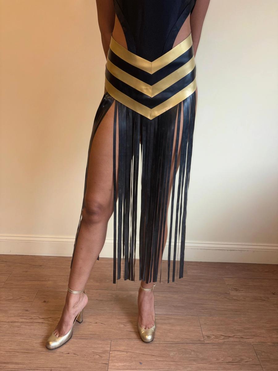Latex Fringe Skirt product image