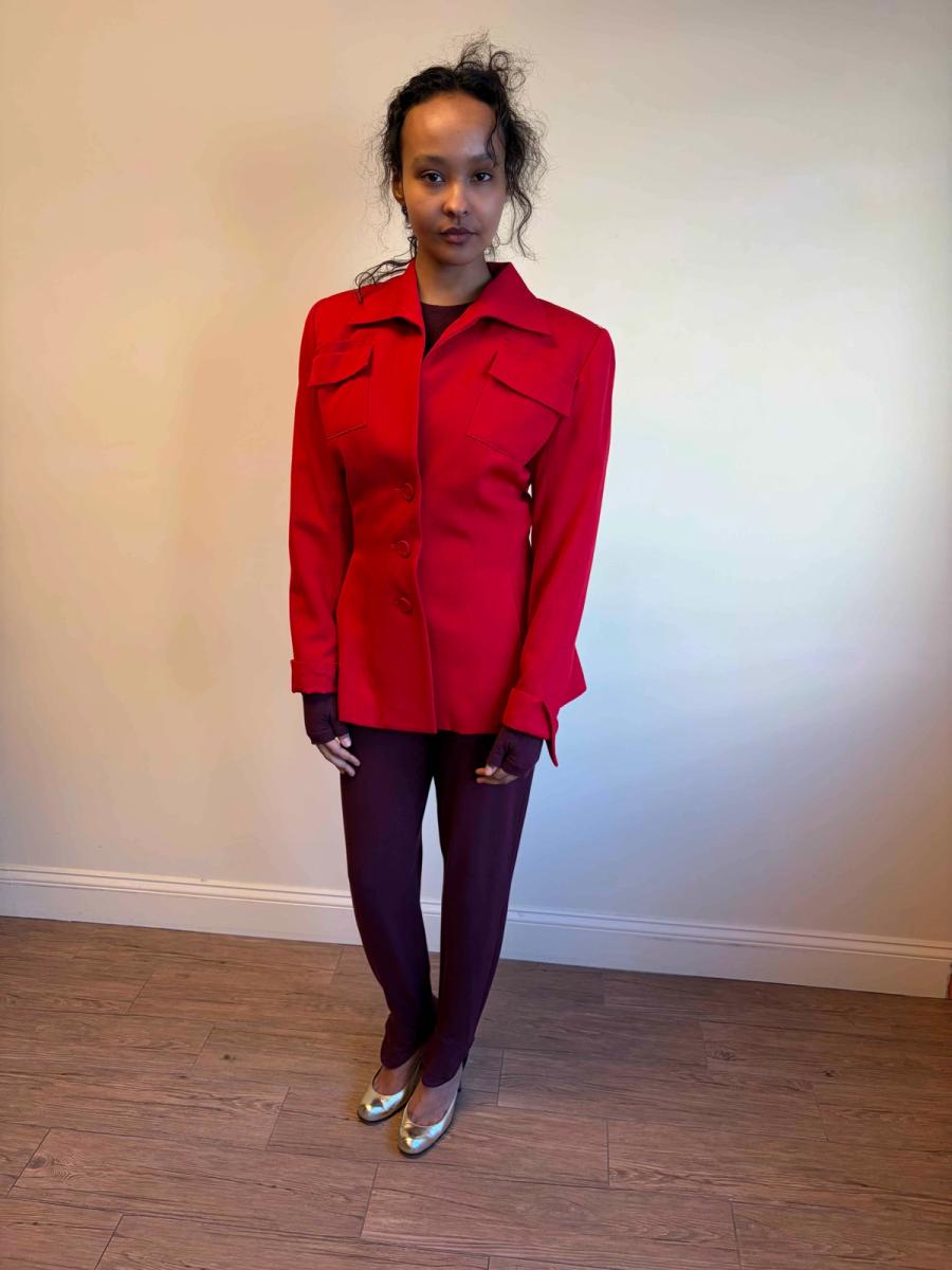 80s does 40s Norma Kamali Blazer product image