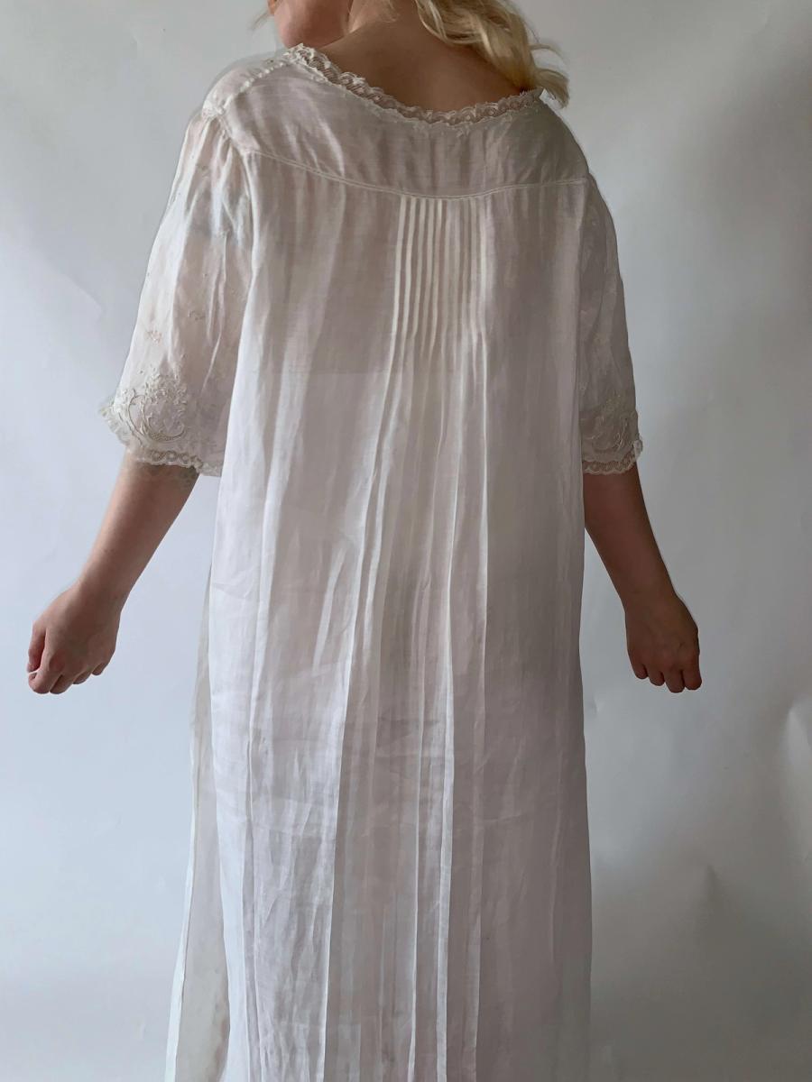 English Victorian Trousseau Nightdress product image