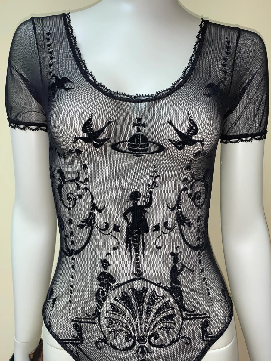 1992 Vivienne Westwood Black Boulle Leotard product image