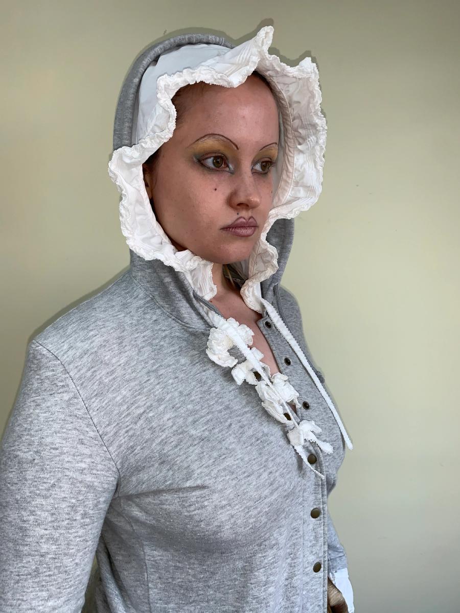 Kaneko Isao Ruffle Gray Sweatshirt product image