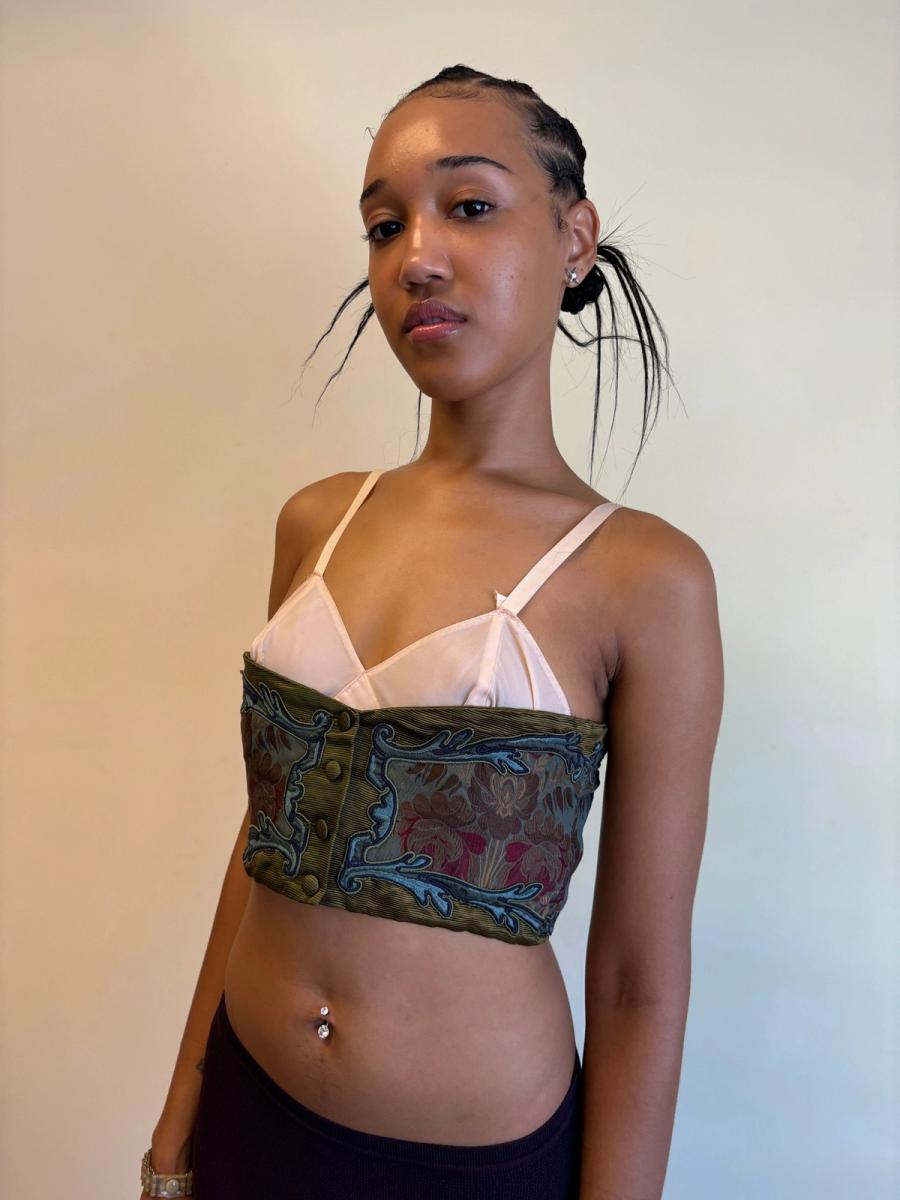 1990 Romeo Gigli Brocade Bandeau product image
