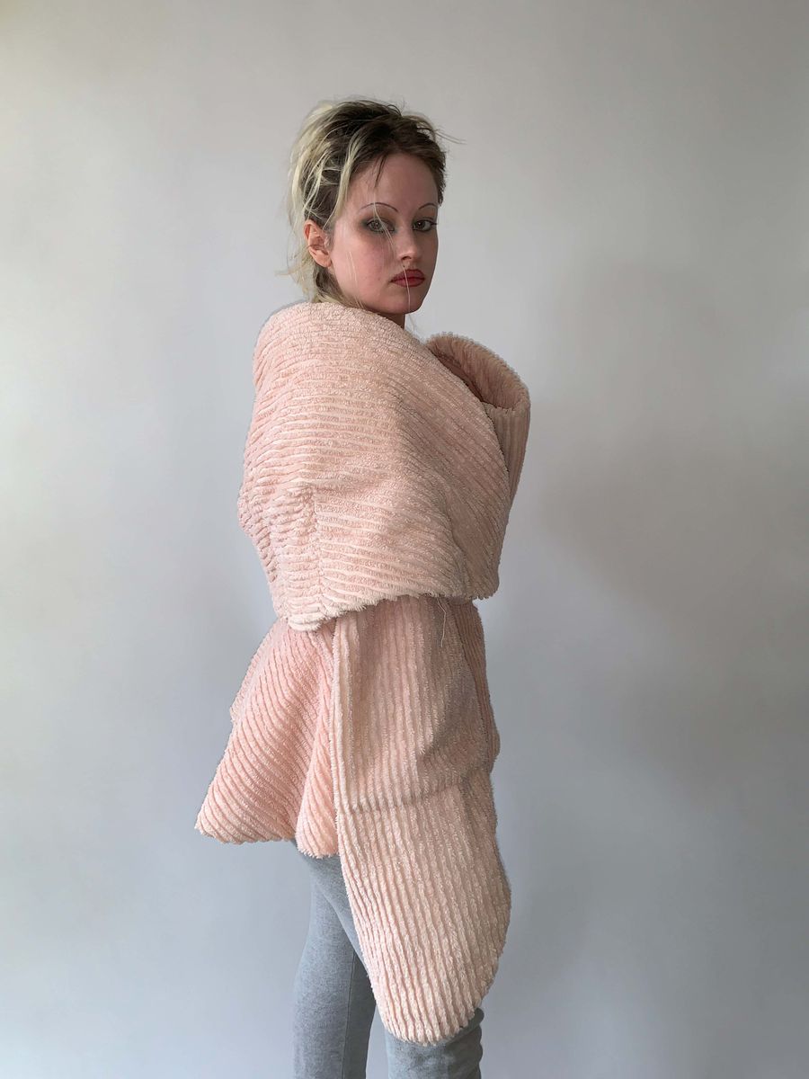 Norma Kamali Toweling Hooded Jacket product image