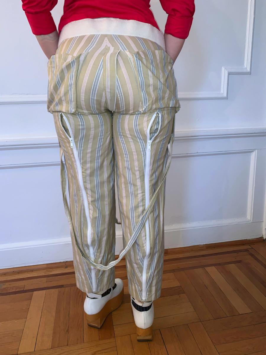 1990s Vivienne Westwood Gold Label Bondage Trousers product image