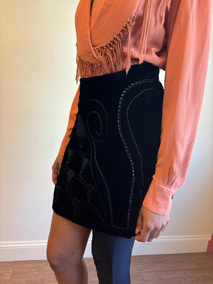1980s Krizia Ornamental Skirt product image