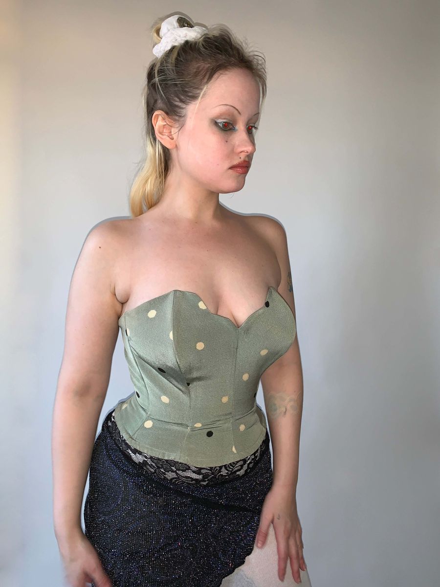 50s Dotted Atomic Kestos Bustier product image