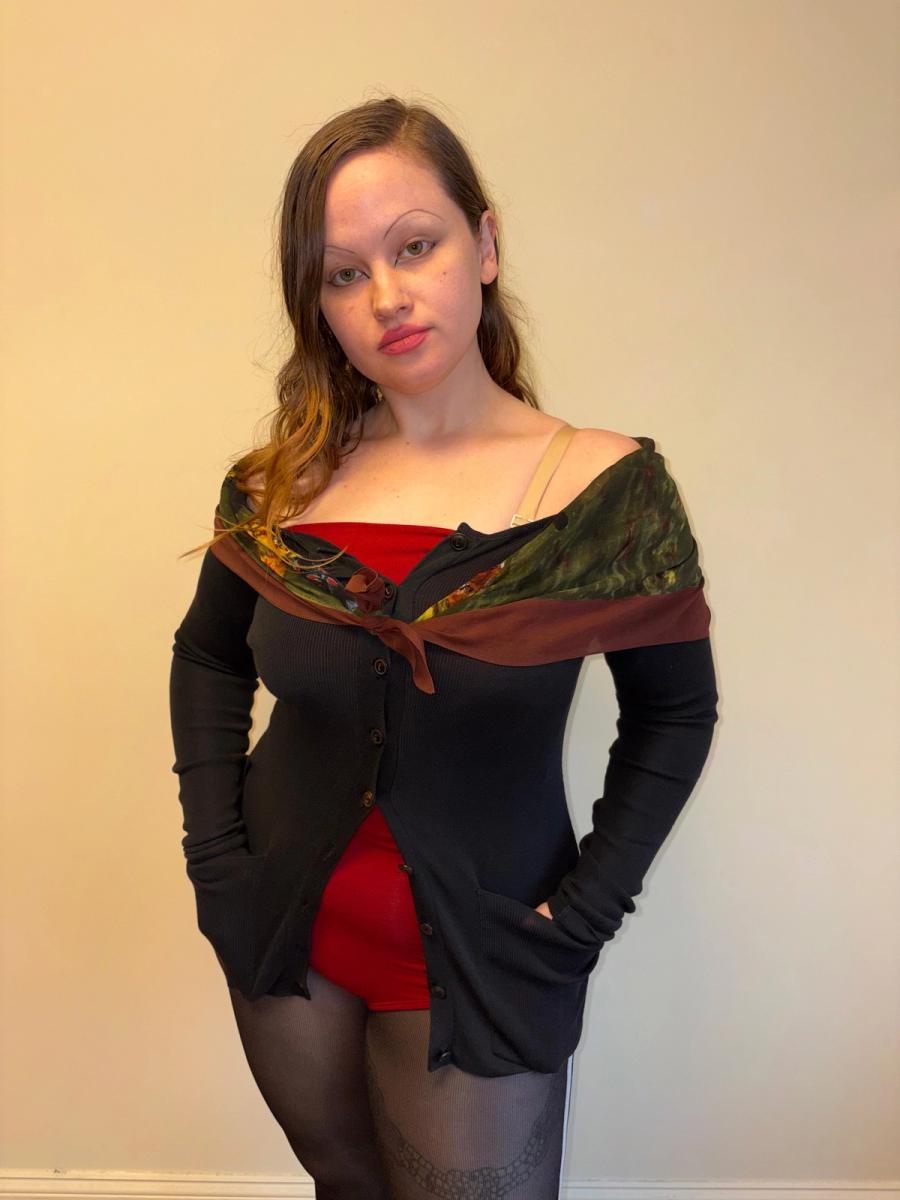 90s Jean-Paul Gaultier Sweater with Shawl product image