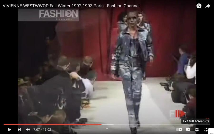 Vivienne Westwood 1993 'Always on Camera' Rolls Royce Denim Corset product image