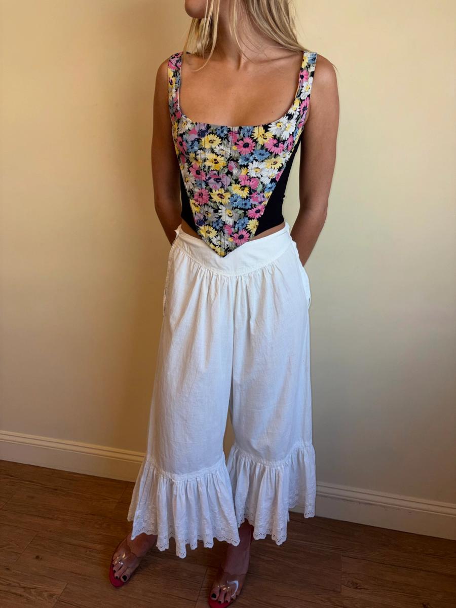 90s Betsey Johnson Floral Corset product image