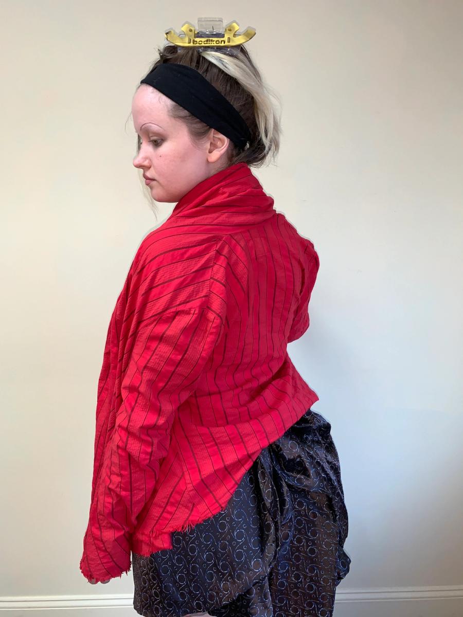 Vivienne Westwood Anglomania Seersucker Shawl Jacket product image