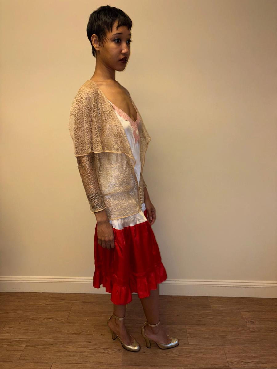 1920s Gold Lace Jacket product image