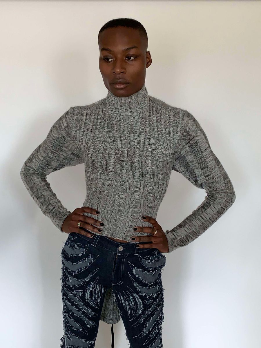 Condire Lace Up Sweater product image