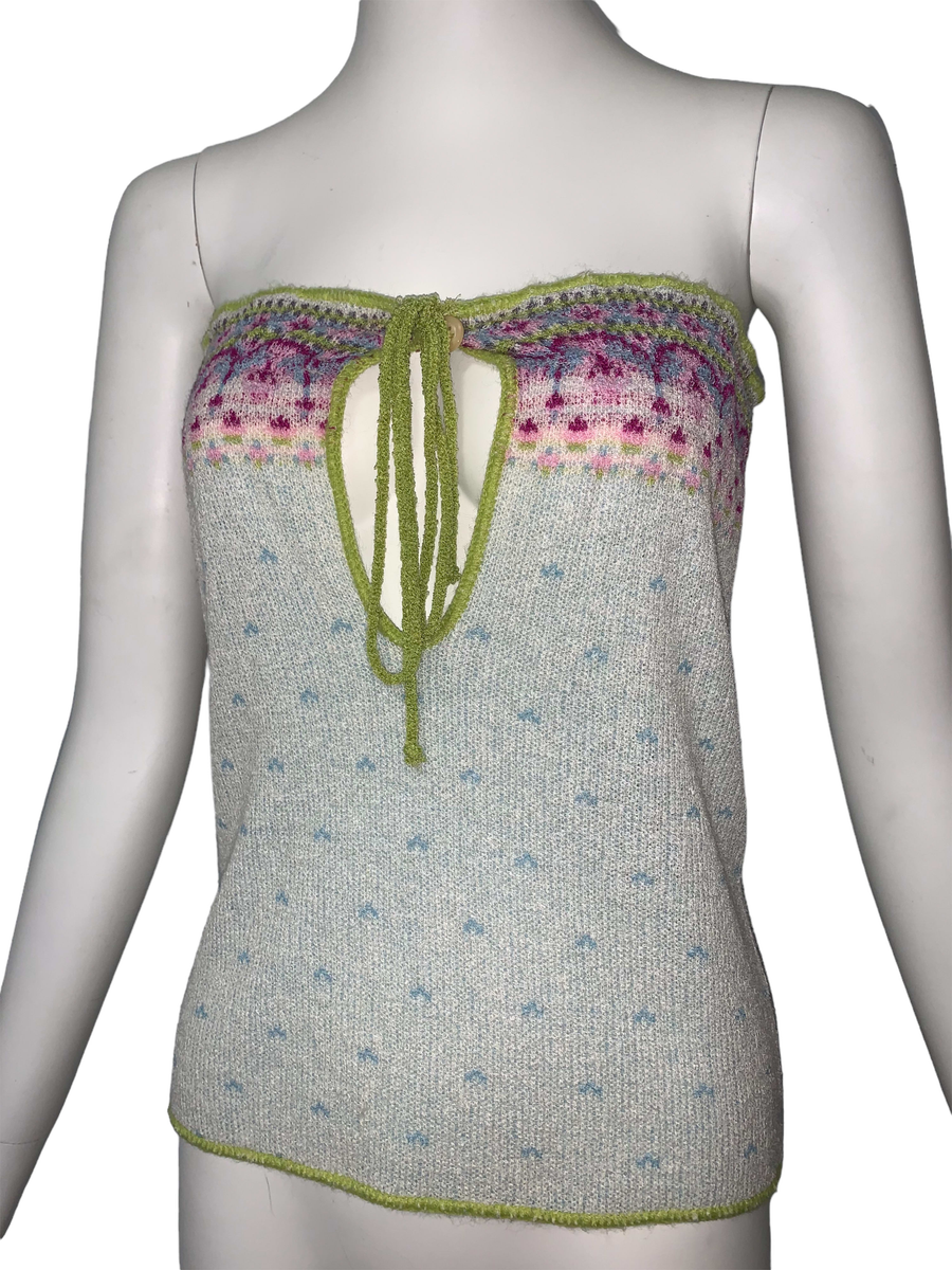 Bill Gibb Fair Isle Knit Tube Top product image