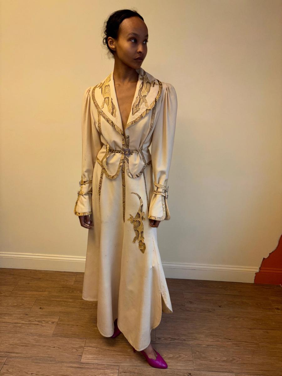 70s Bill Gibb Lizard Cutout Set product image