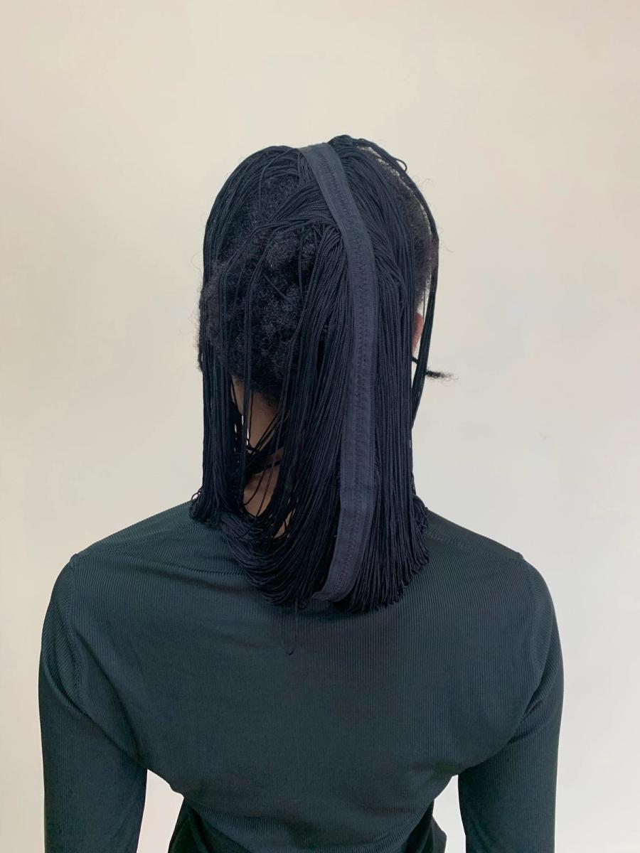 80s Gaultier Fringe Hood Set product image