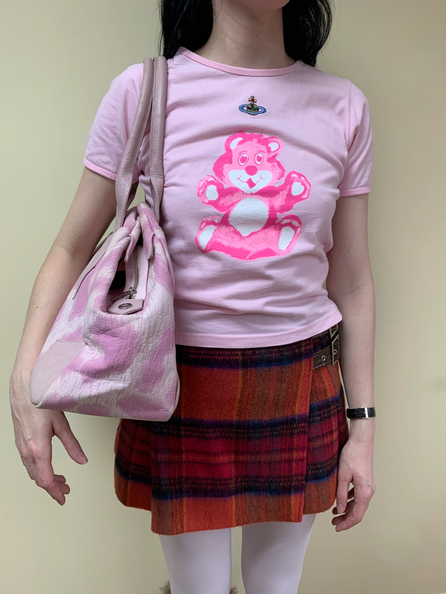 90s Vivienne Westwood Pink Bear T-shirt product image