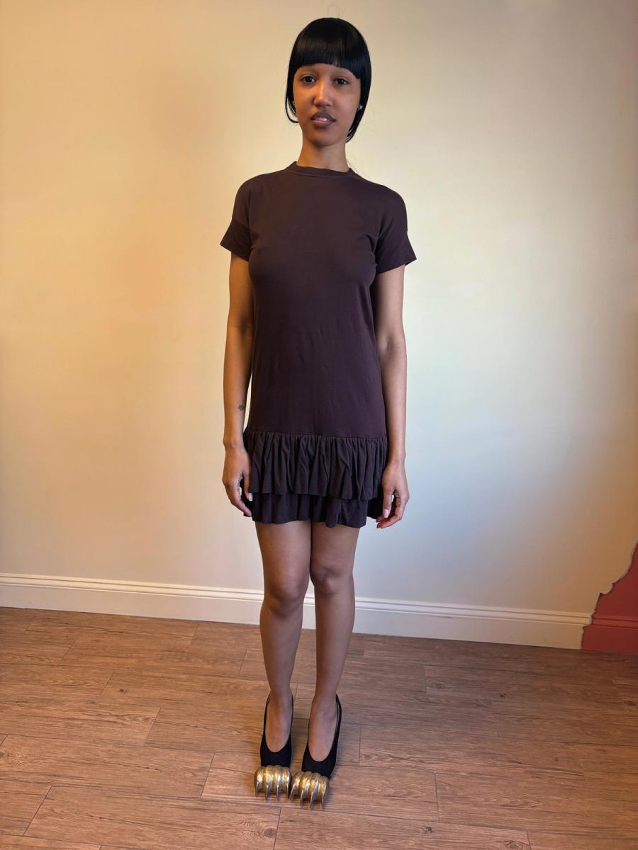 80s Romeo Gigli Callaghan Drop Waist Dress product image