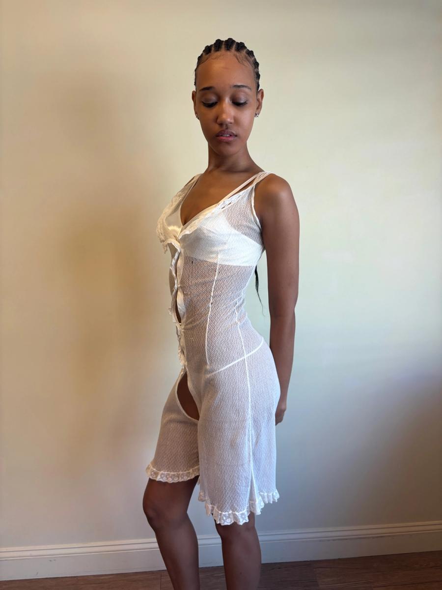 Edwardian Lace Mesh Combination Suit product image
