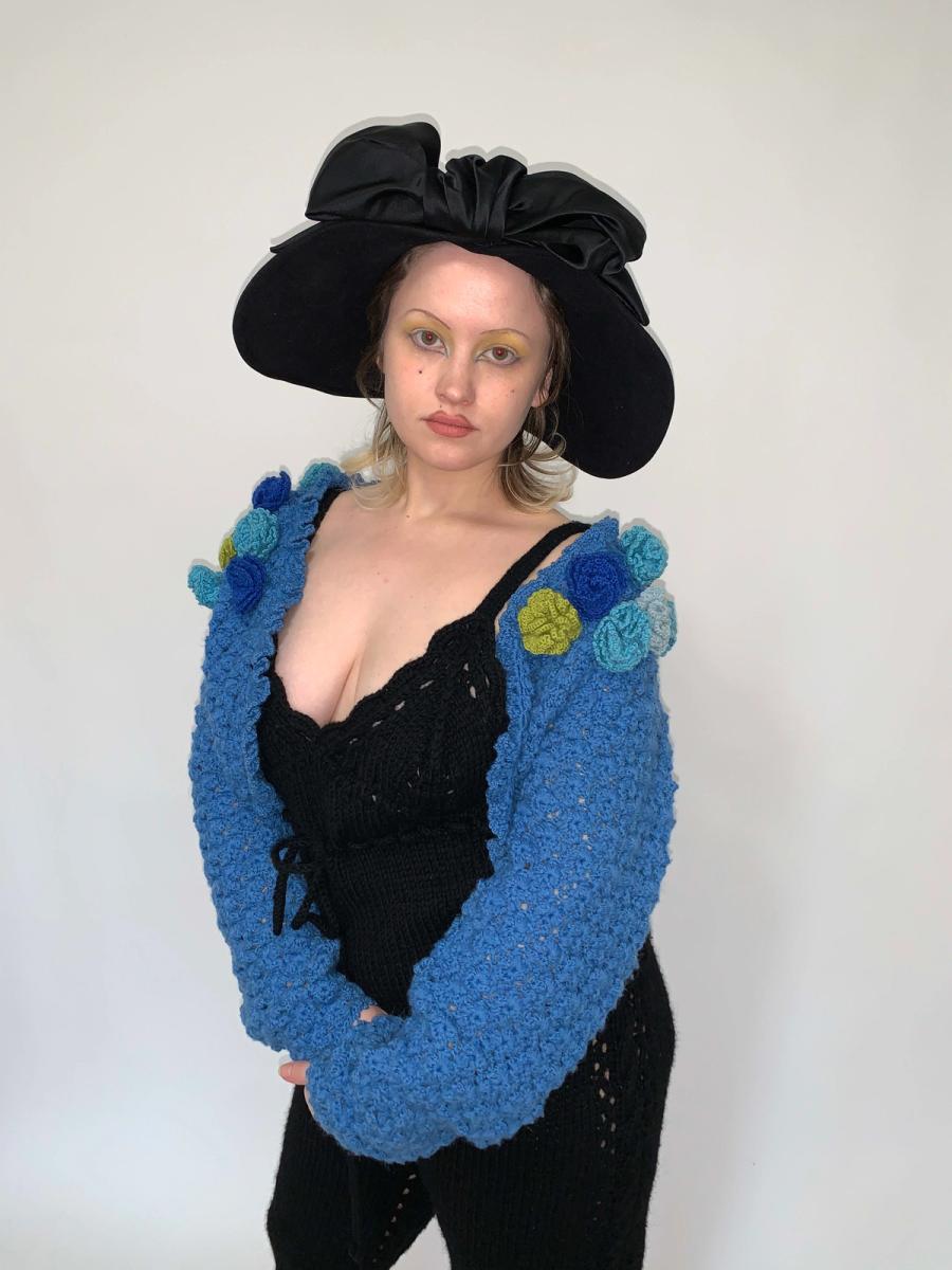 1980s Lolita Lempicka Dimensional Cardigan product image