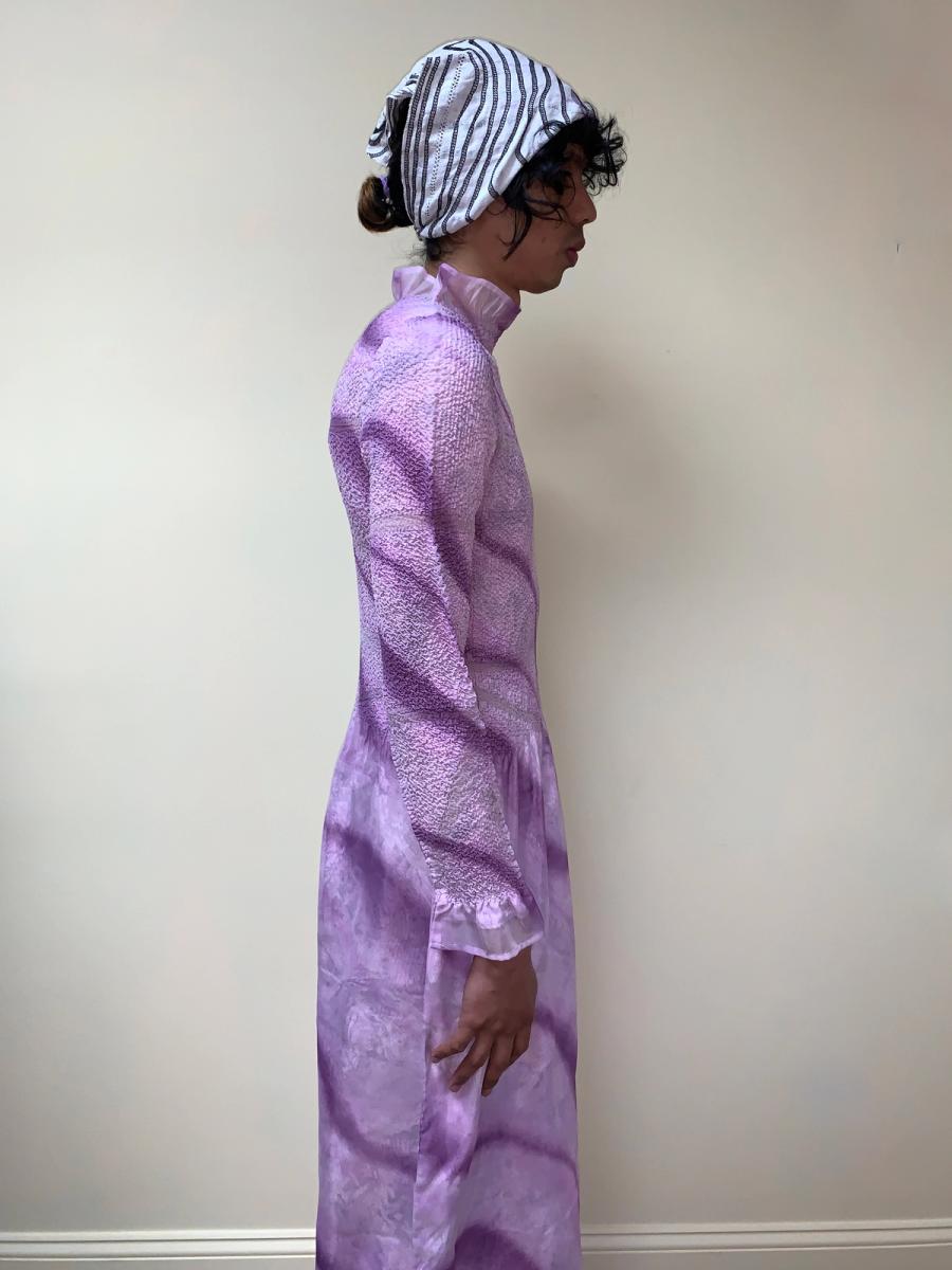 Yoshiki Hishinuma Pleated Purple Dress product image