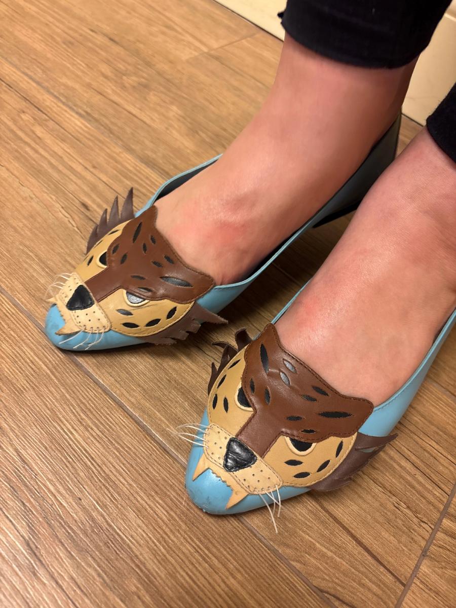 Marjan Pejoski Wild Cat Leather Flats product image