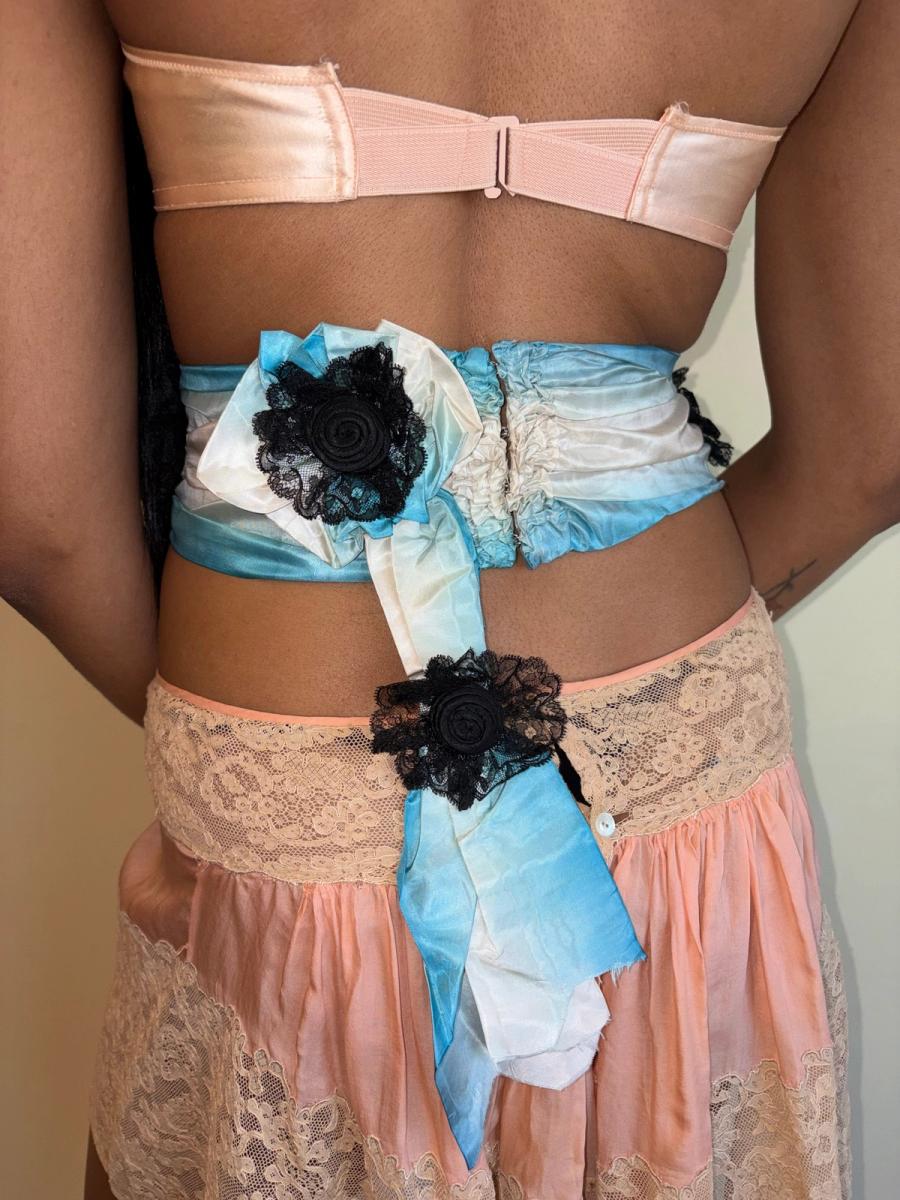 1940s "Felina" Cathedral Strapless Bra  product image